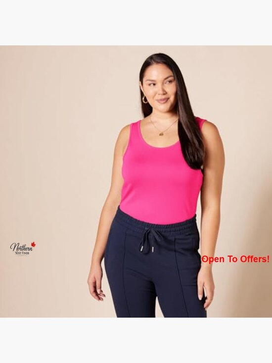 Slim-Fit Cotton Modal Micro Rib Tank Top 2-Pack - Picture 7 of 7